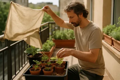Repiquer en mai sur balcon : protocole d’acclimatation en 5 jours pour éviter le coup de chaud