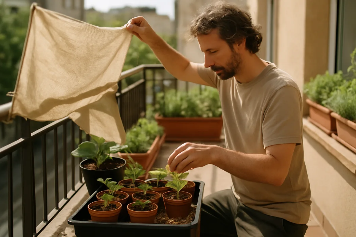 Repiquer en mai sur balcon : protocole d’acclimatation en 5 jours pour éviter le coup de chaud